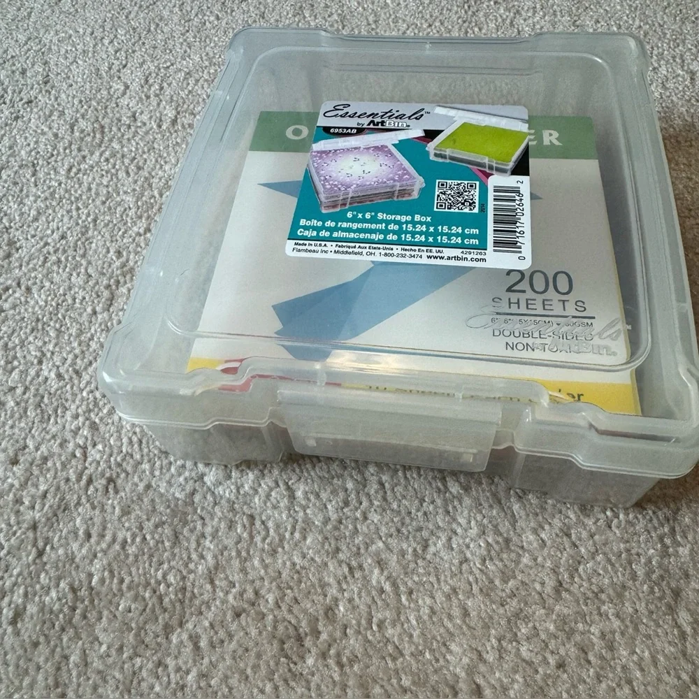 200 sheets of origami paper in 20 vibrant colors plus storage box